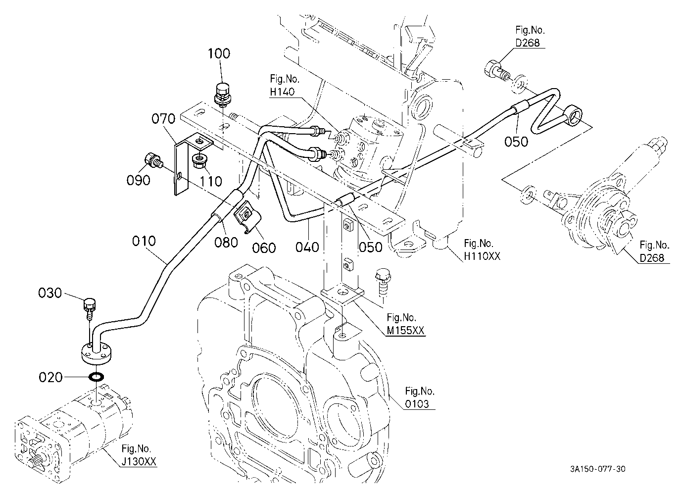 Hydraulic Oil Line (Steering/Pto) [A]