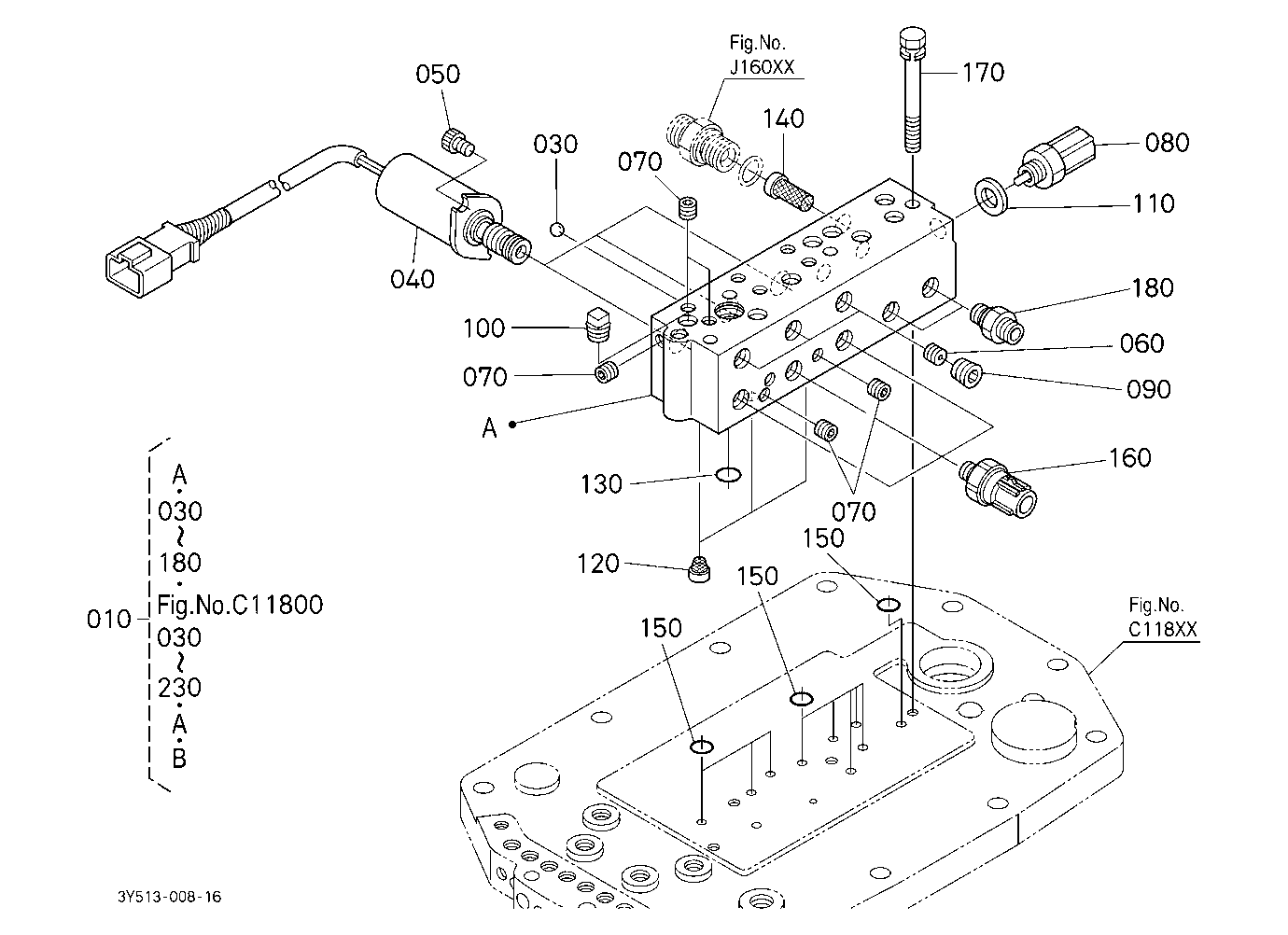 Power Shift Valve (Upper) [Component Parts]