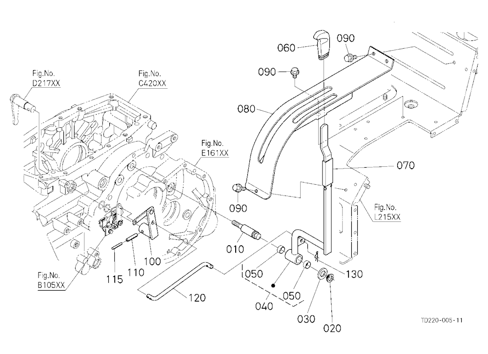 Range Gear Shift Lever