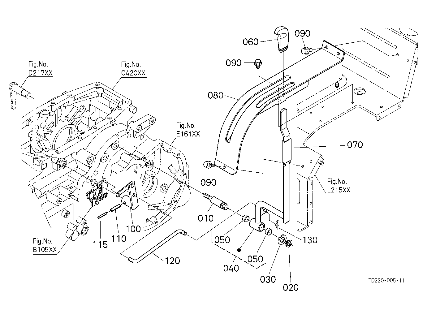Range Gear Shift Lever