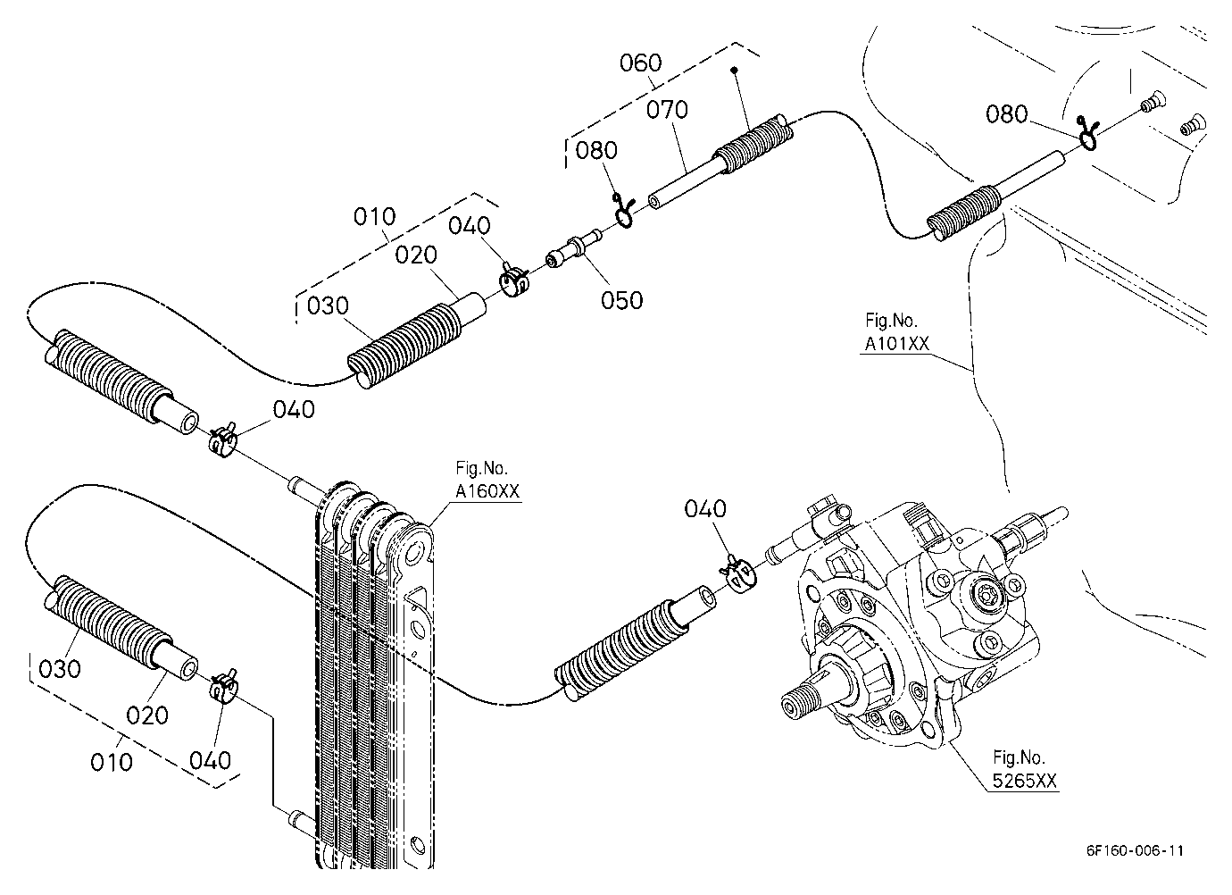Fuel Pipe (Oil Cooler)