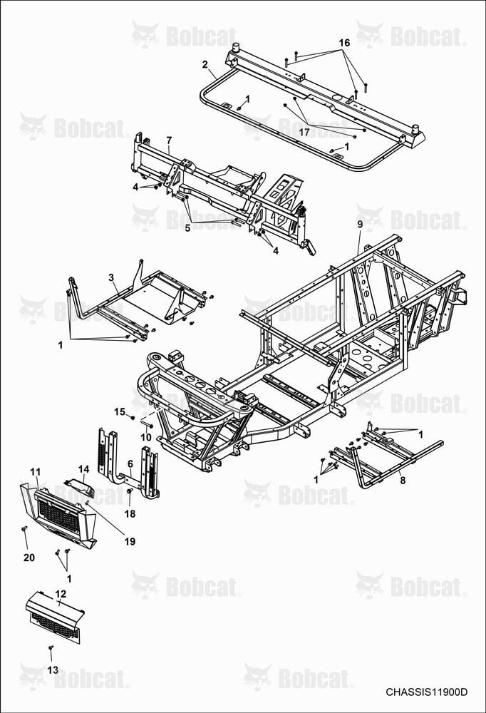 CHASSIS, Frame & Front Bumper