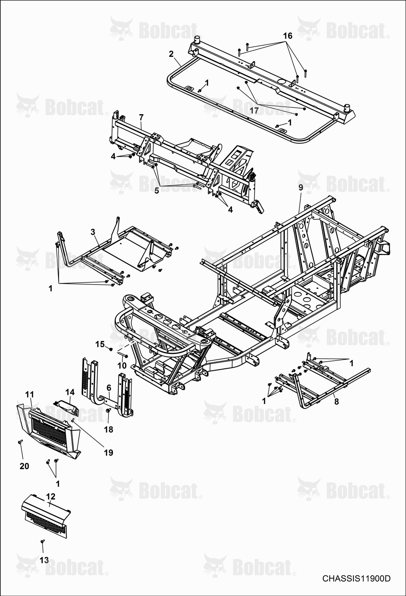 CHASSIS, Frame & Front Bumper