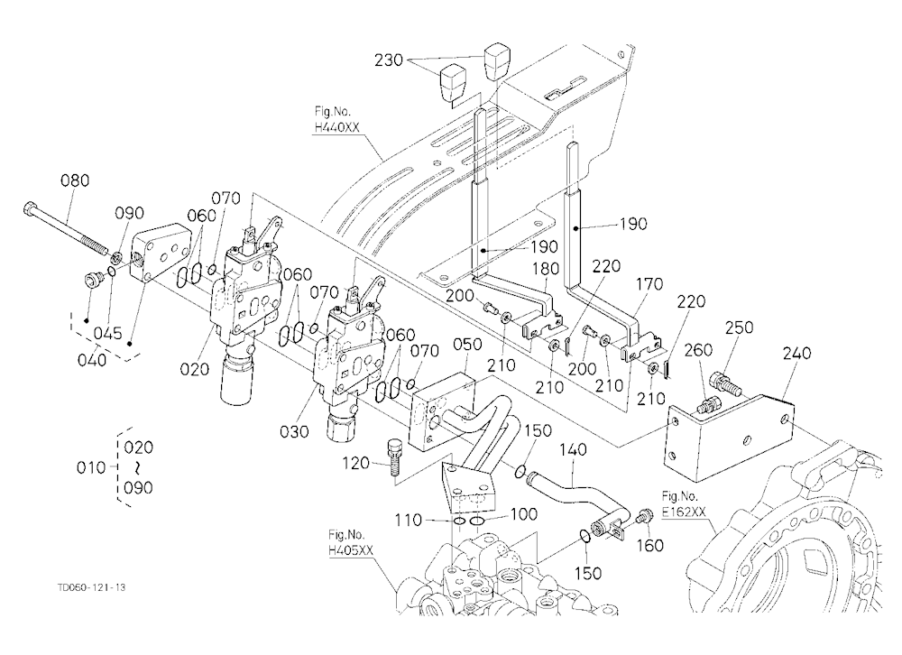 Auxiliary Control Valve Lever [Cab Type] [Ca]