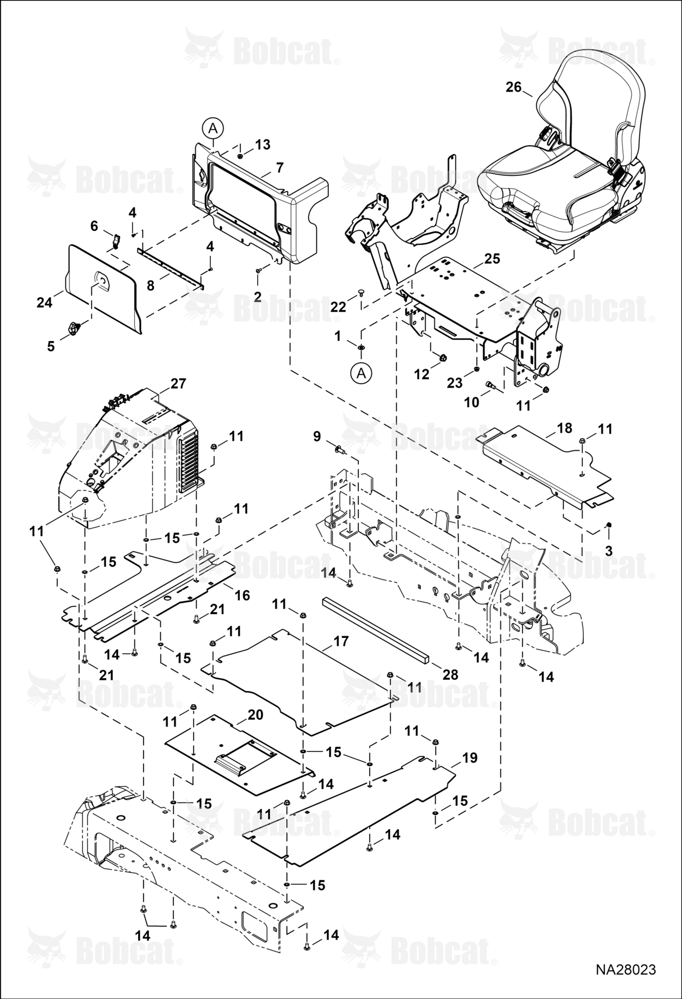 Operator Area (Floor)  B4NL11735 & Above