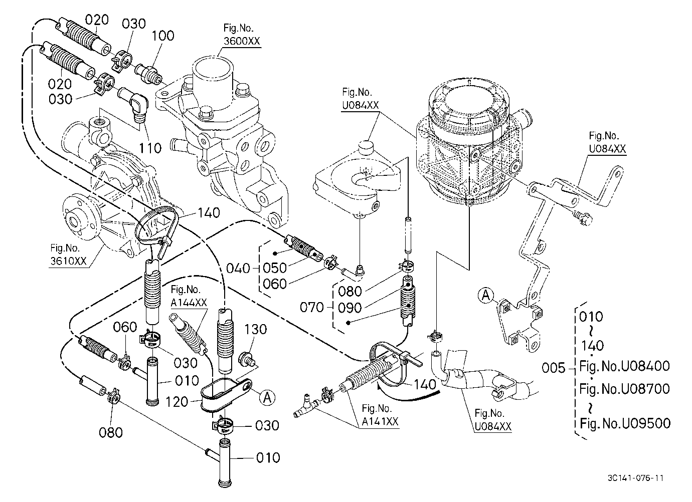 Heater Kit (Water Jacket Hose) [Option]