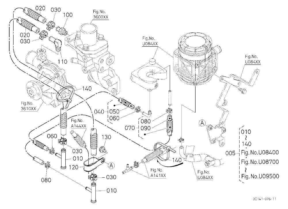 Heater Kit (Water Jacket Hose) [Option]