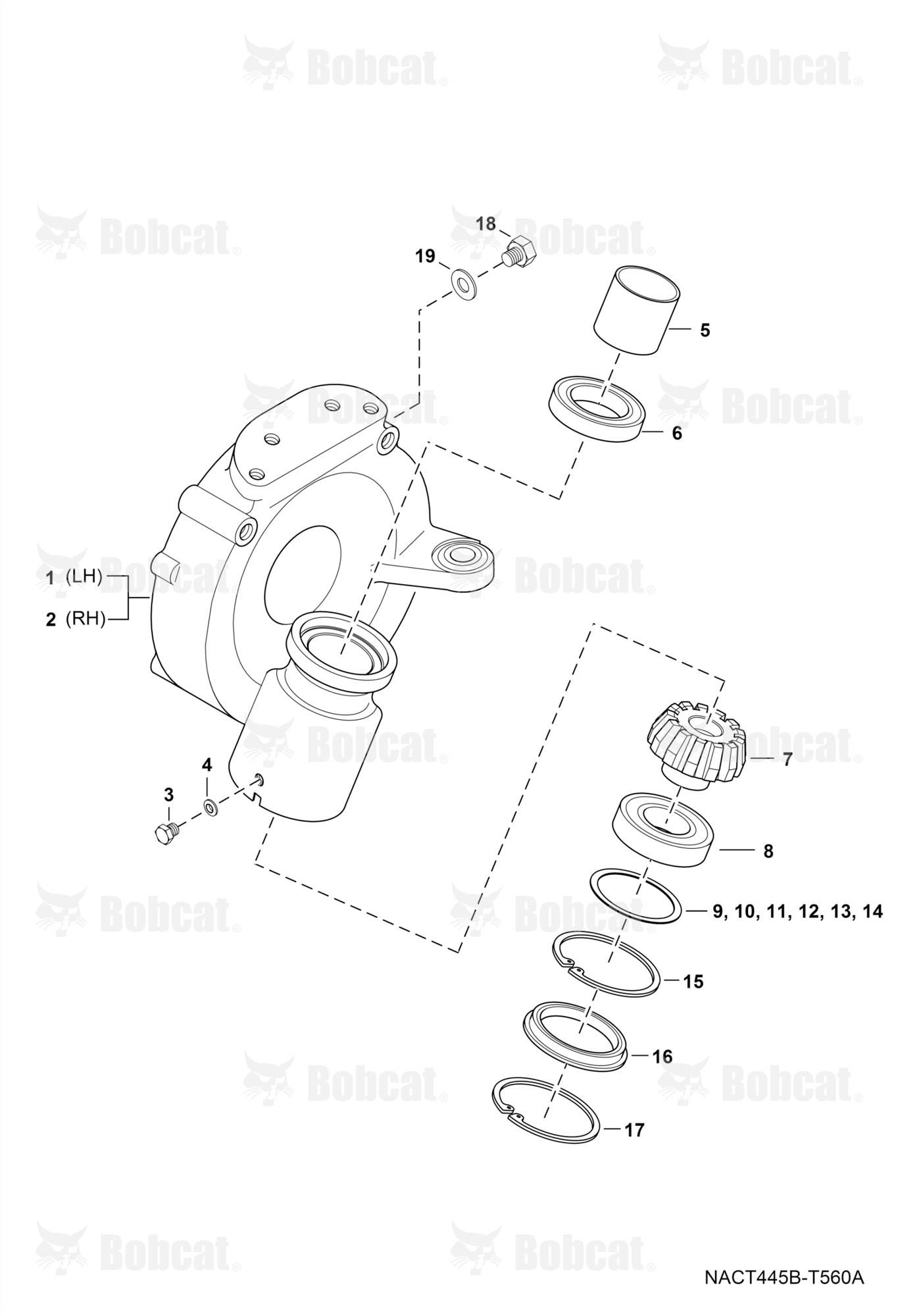 Front Axle Case Group