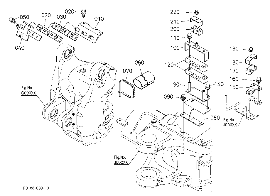 Oil Piping (Front Hose Clamp)