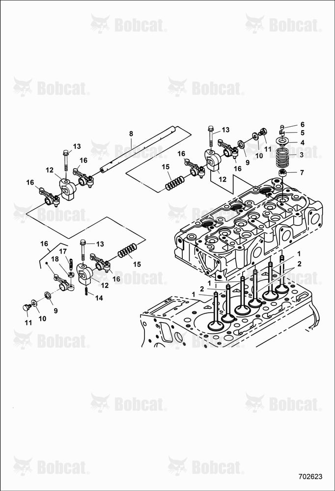 ENGINE, Valve and Rocker Arm