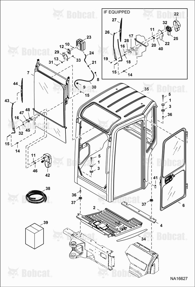 Operator CAB (Mounting, Front Window, & Door)
