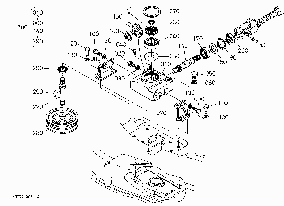 BEVEL GEAR CASE