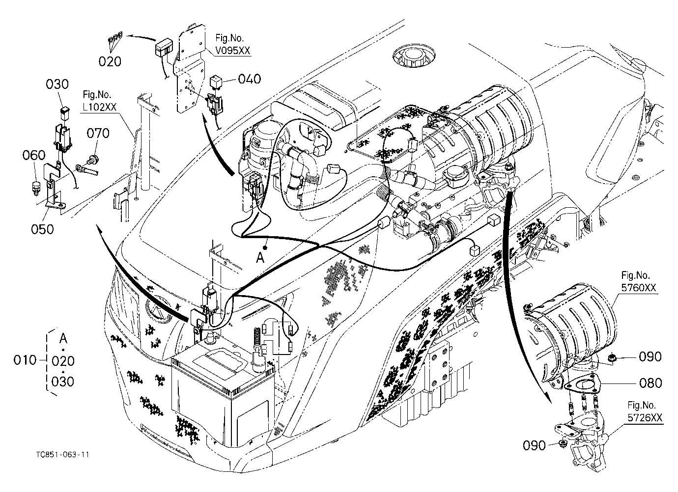 Heater Kit (Electrical Wiring/Relay) (W/G No.Mx681