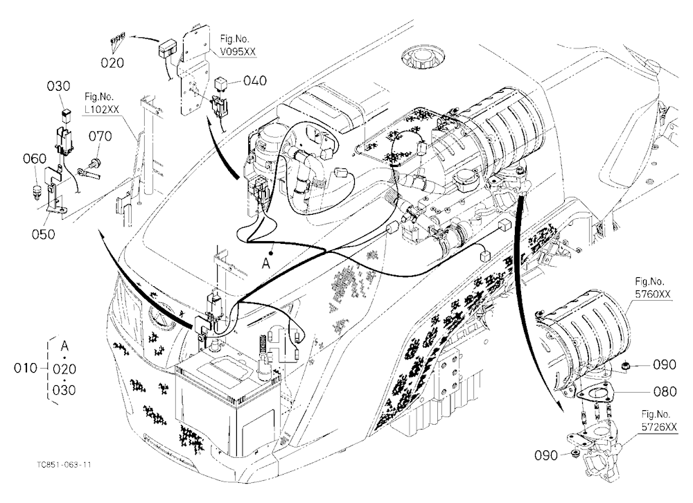 Heater Kit (Electrical Wiring / Relay) (W/G No.Mx6