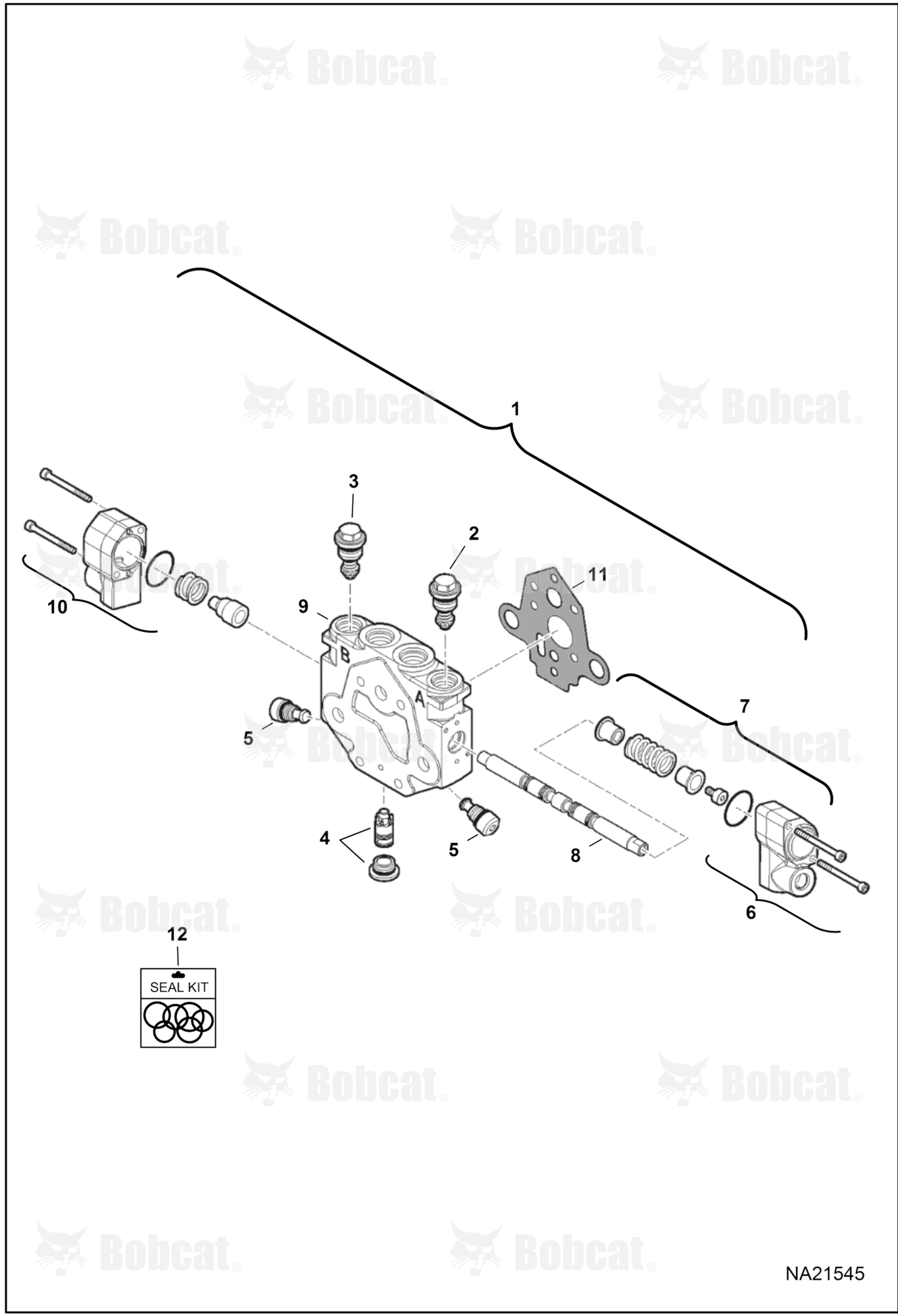 Hydraulic Control Valve (Blade Section)