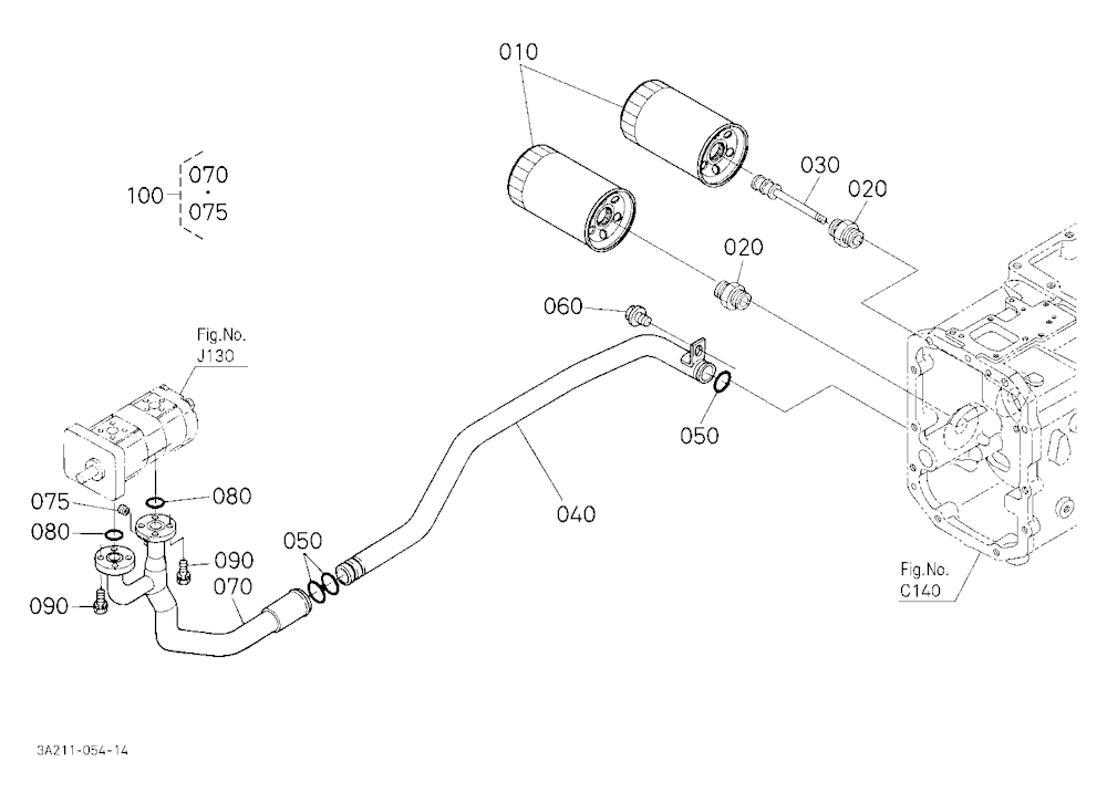 Hydraulic Pipe (Suction)