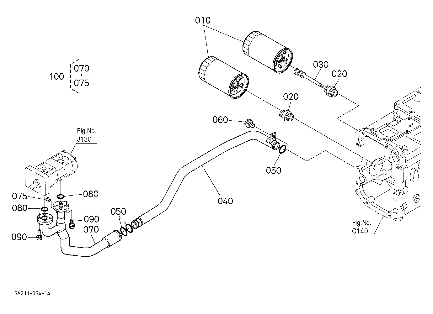 Hydraulic Pipe (Suction)