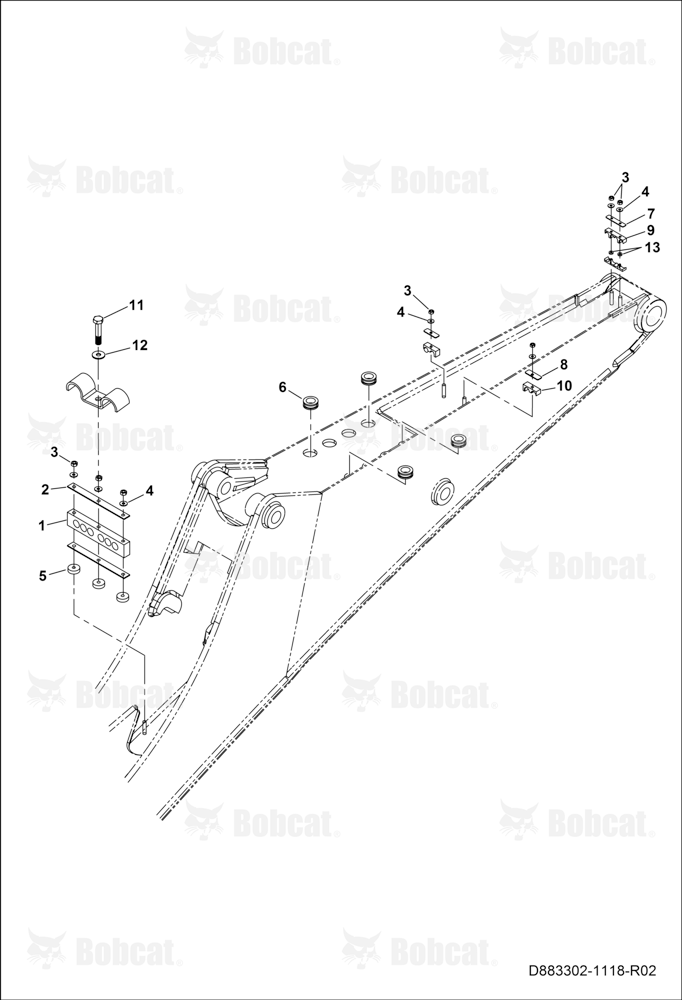 Hydraulic Connections B4B611102 & Above