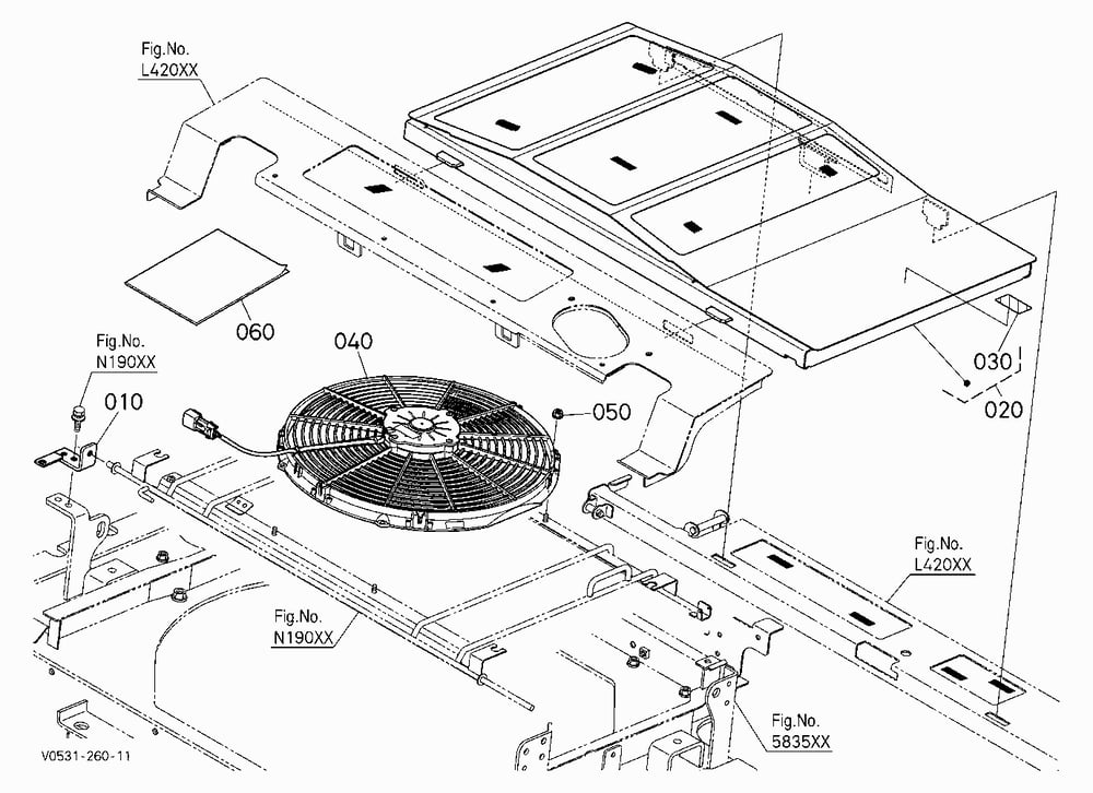 REVERSE FAN KIT (FAN) (W/G No.S6854) [OPTION]