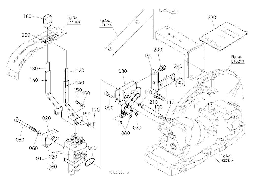 Aux. Cont. Valve Lever (2Nd/Floating) [Old] [Optio