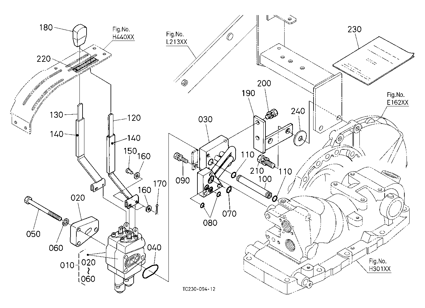 Aux. Cont. Valve Lever (2Nd/Floating) [Old] [Optio