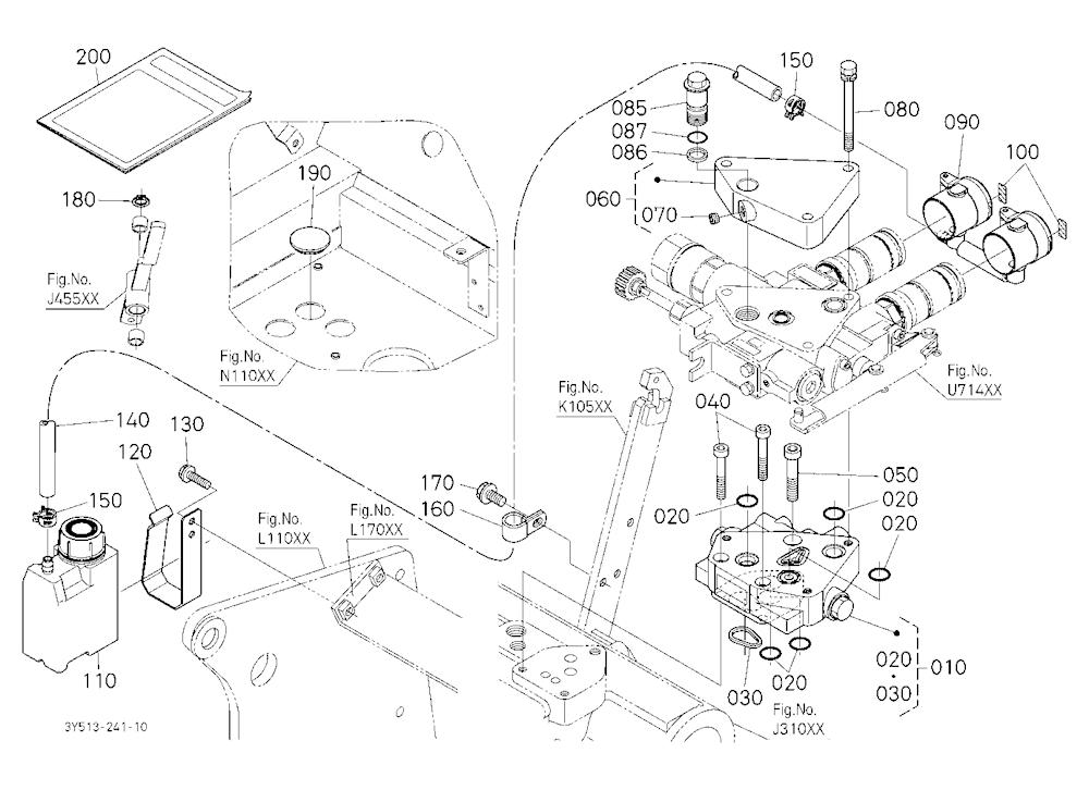 Auxiliary Control Valve (With Fc) (1St) Mounting K