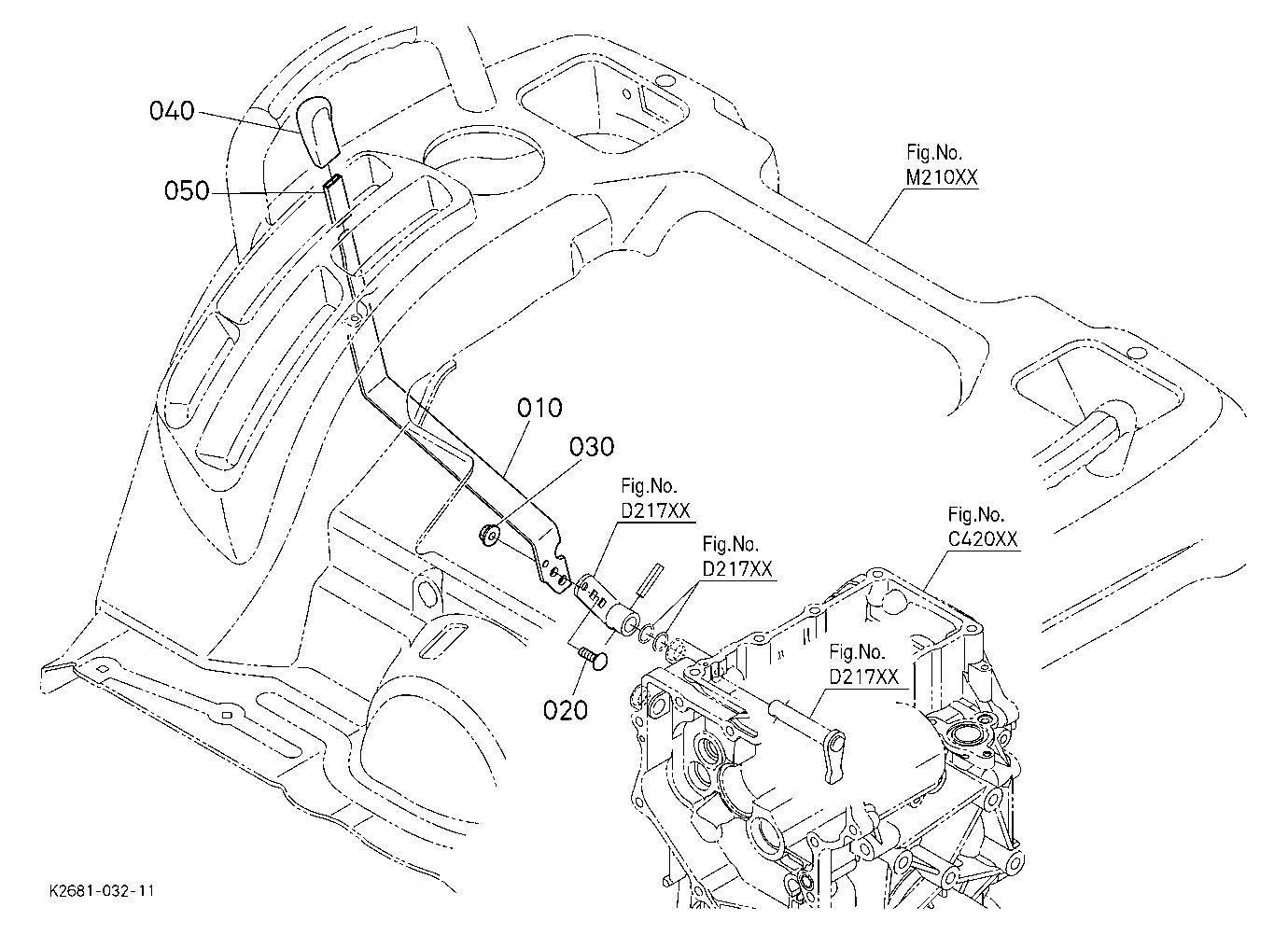 Range Gear Shift Lever