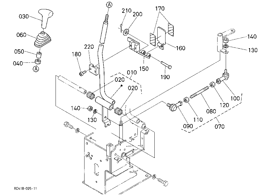 Control Lever (Travel Rh 1)