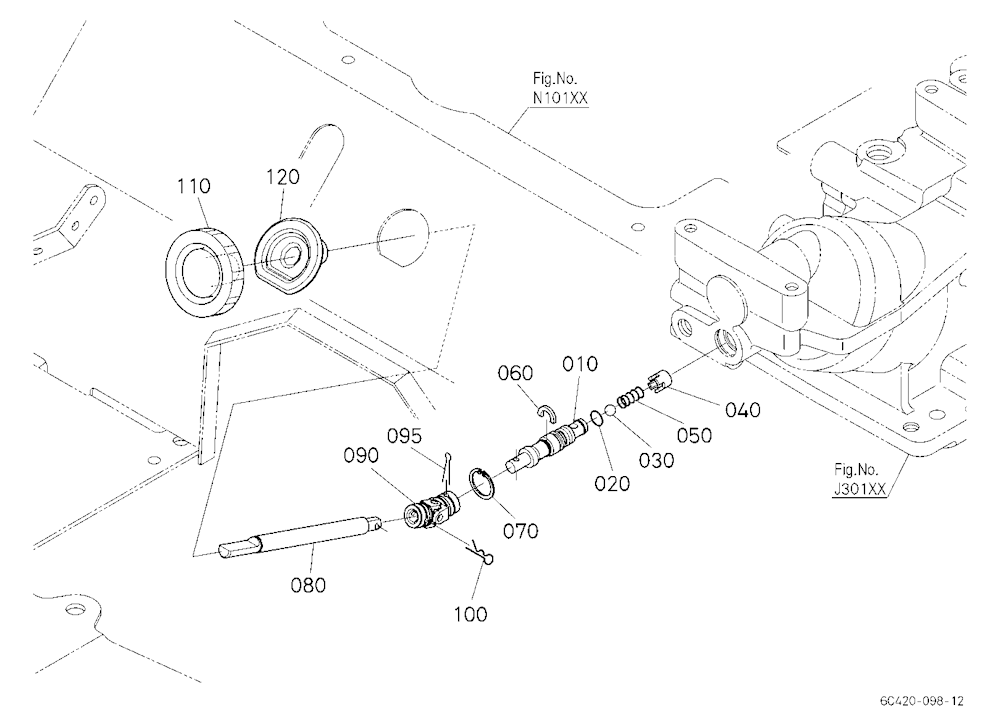 Fall Adjustment Shaft