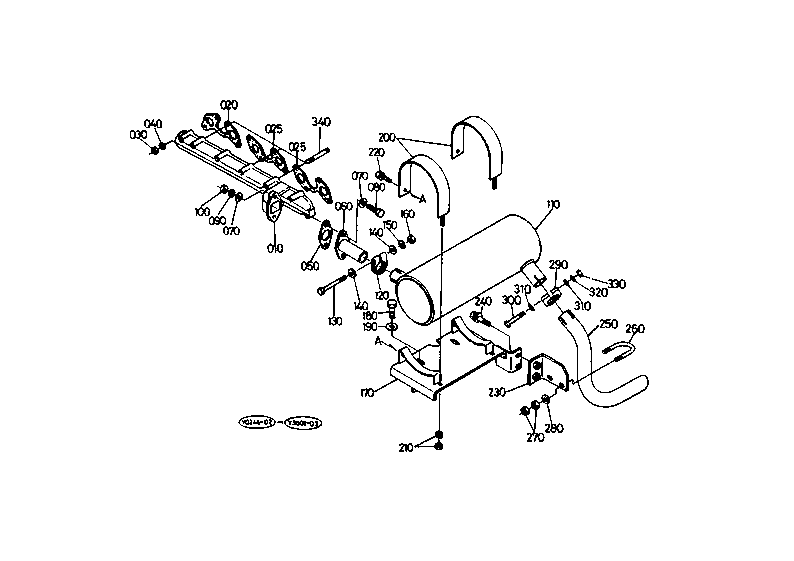 Muffler Exhaust Manifold Except [Swe]