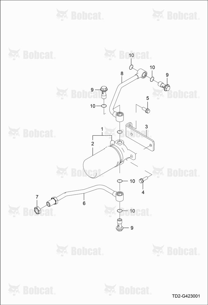 HST Hydraulic Line Group