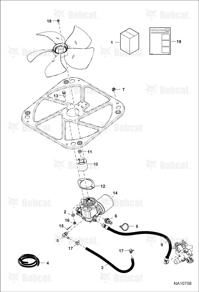 Cooling Fan Motor Kit