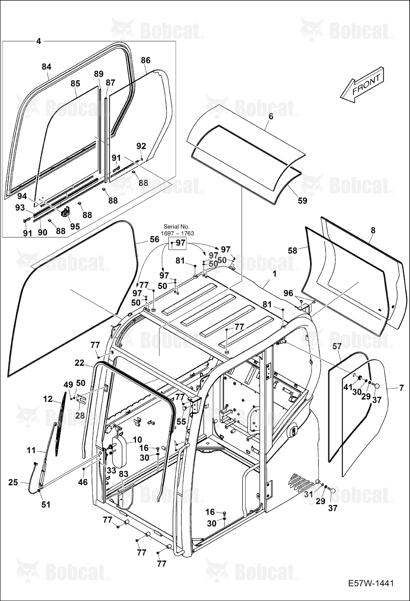 Operator CAB (Windows)  B3WU11697 & Above
