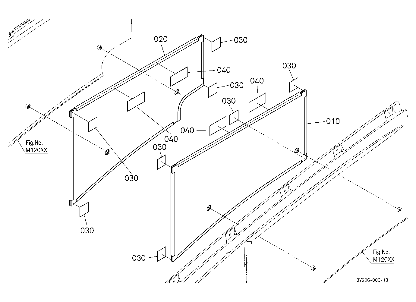 Hood (Bonnet) (Sound Absorber/Insulator) [New]
