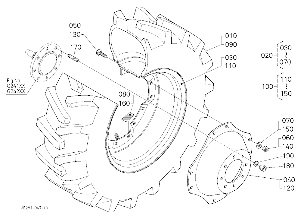 Front Wheel (12.4R24)