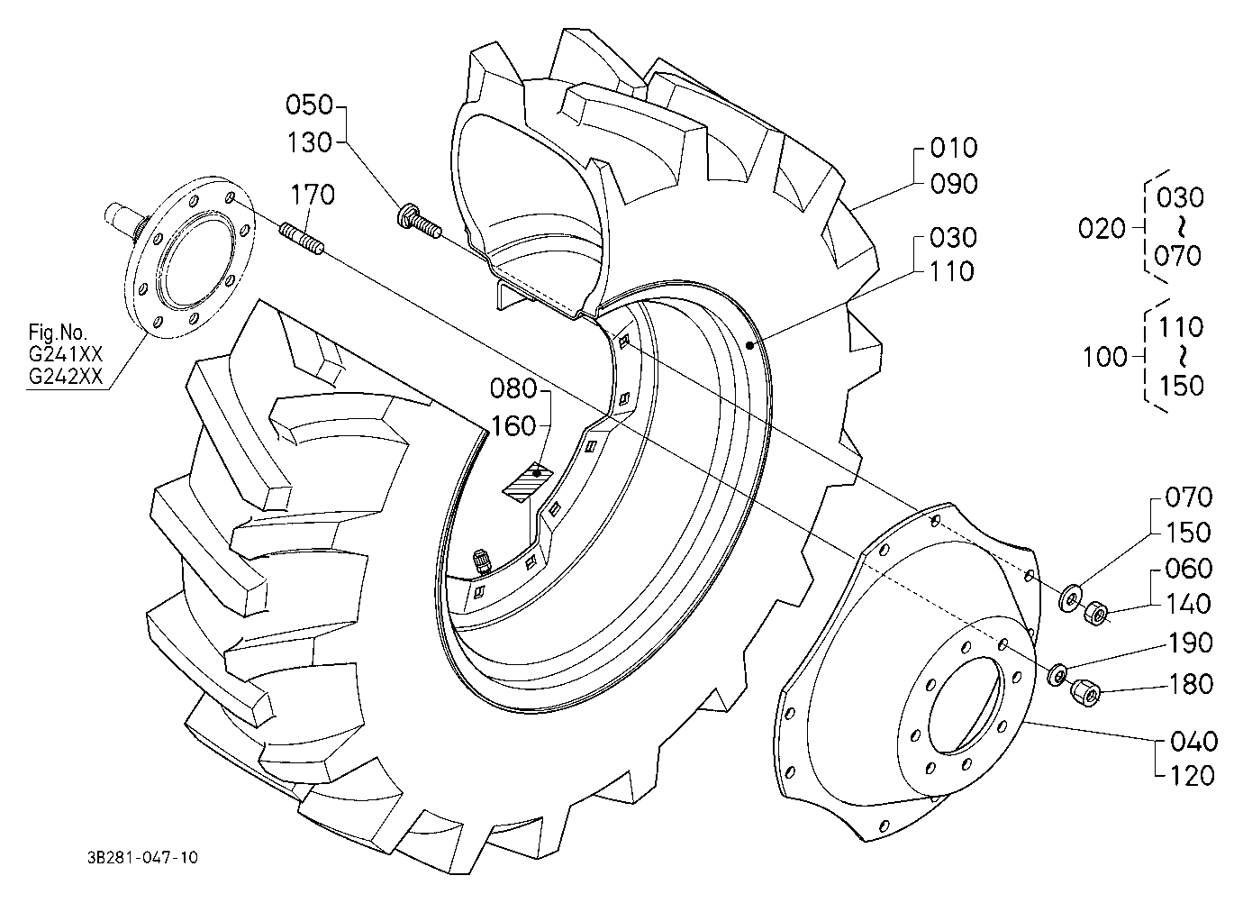 Front Wheel (12.4R24)