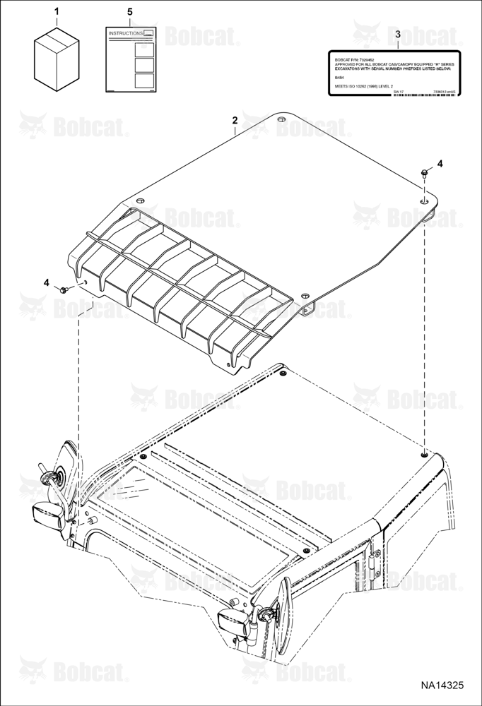 Top Guard Kit B4GR11001 - B4GR19414