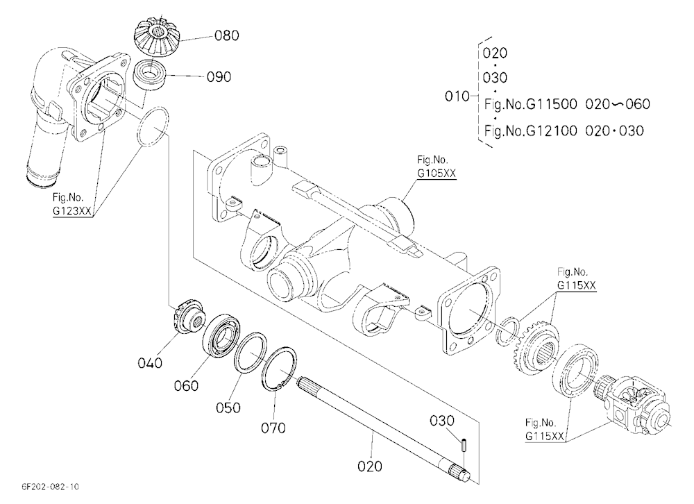 Bevel Gear Shaft (Right)