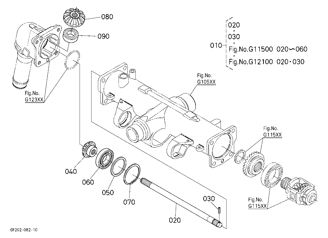 Bevel Gear Shaft (Right)