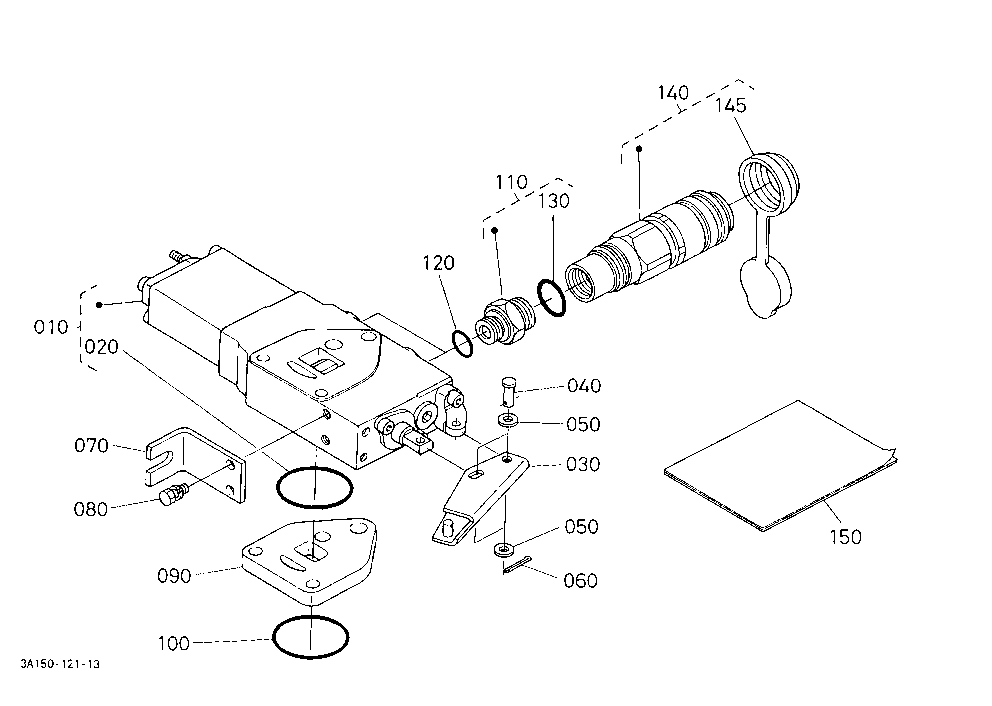 Auxiliary Control Valve Kit (Scd) [Rops Type] [Opt