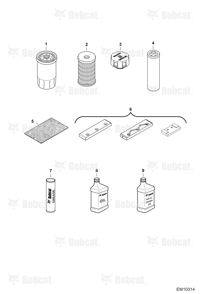 Scheduled Maintenance Items (Every 500 Hours Or Every 12 Months)