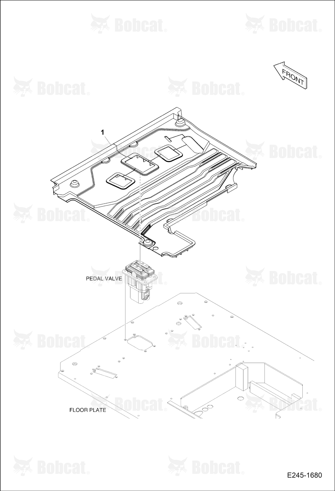Floor Mat (Two Way)(With Pedal)