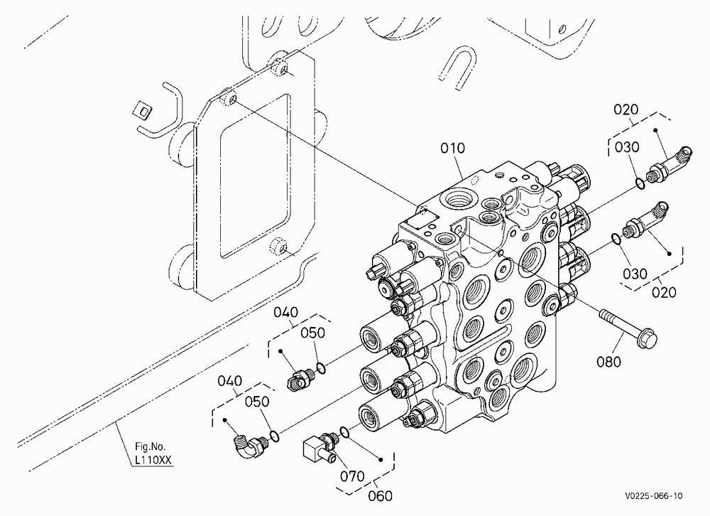 CONTROL VALVE (FRONT AND REAR)