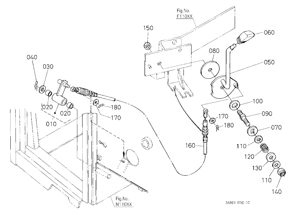 Hand Accelerator Lever [Cab Type]
