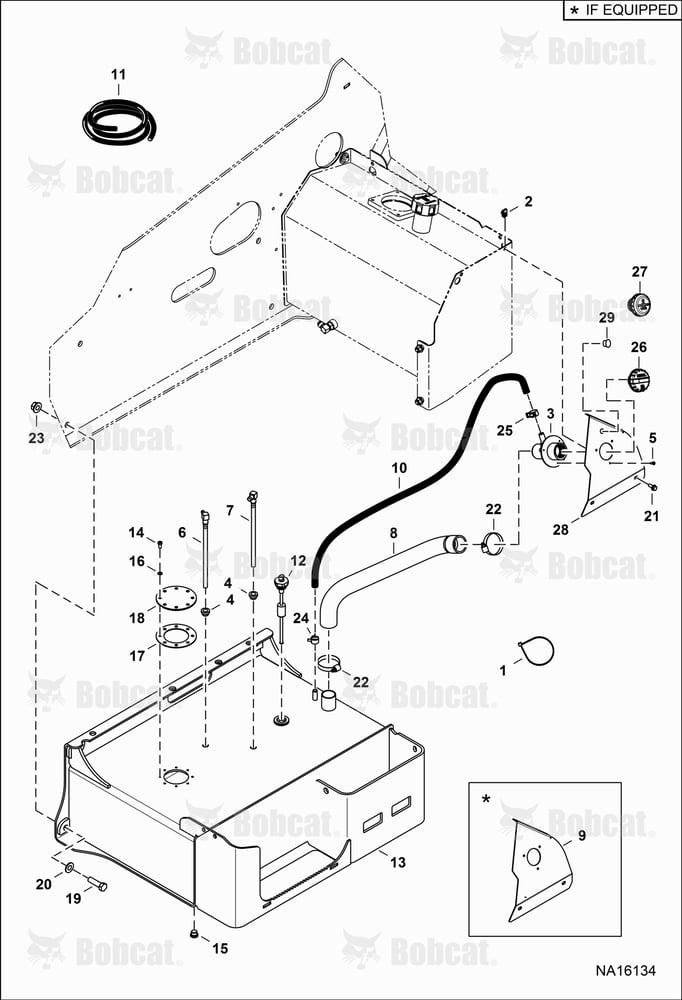 Fuel Tank (W/Top Cover Plate)