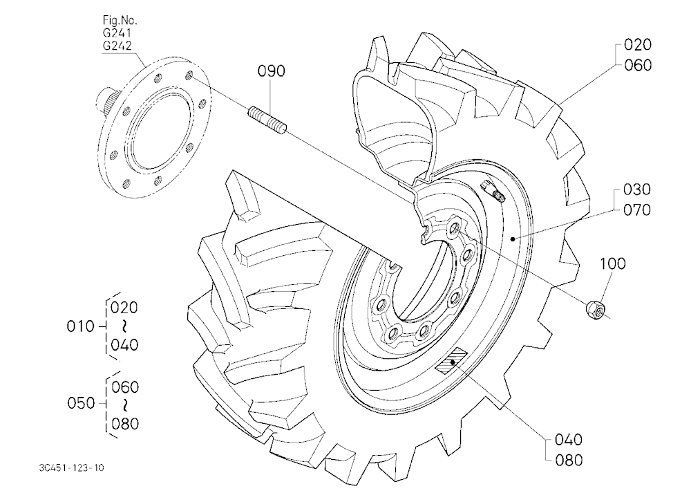 Front Wheel (8.0-16 R1)