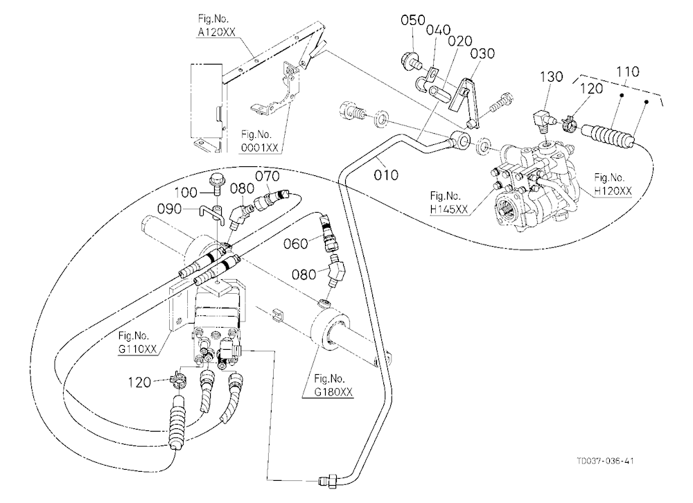 Hydraulic Oil Line (Ps)