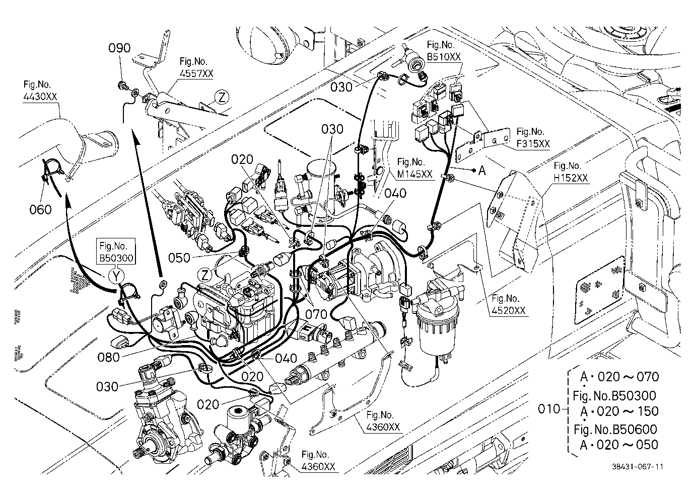 Electrical Wiring (Engine Rh)