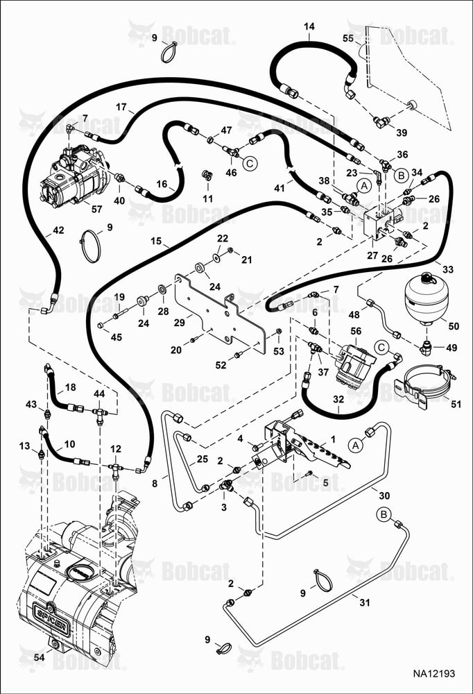 Hydraulic Circuitry (Brake System) (Italy Configuration)