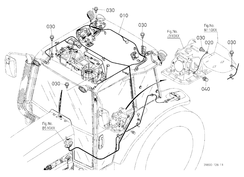Electrical Wiring (Cab) [A]